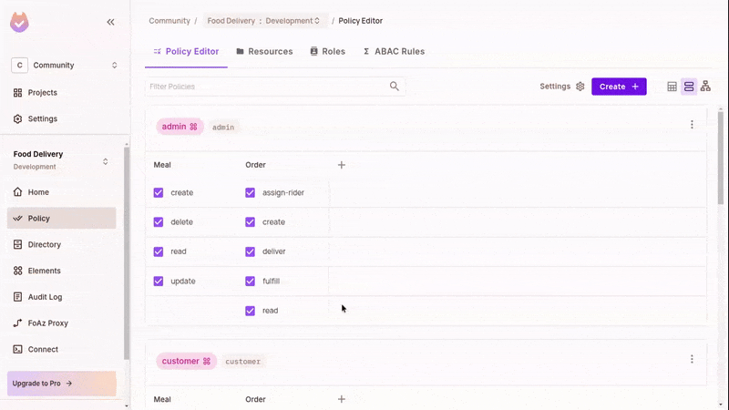 Viewing RBAC Policies